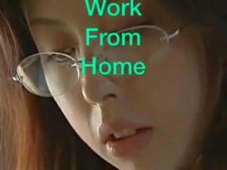 Työ alkaen koti: kiinalainen pari porno video- 47