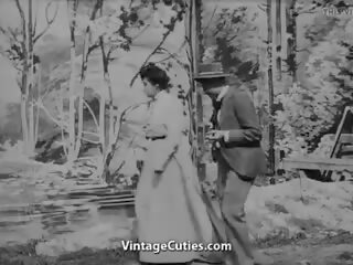 Prva staromodno hardcore fukanje video 1900s 1900s retro