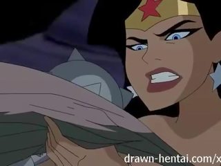 Justice league hentai - dwa pisklęta na batman chuj